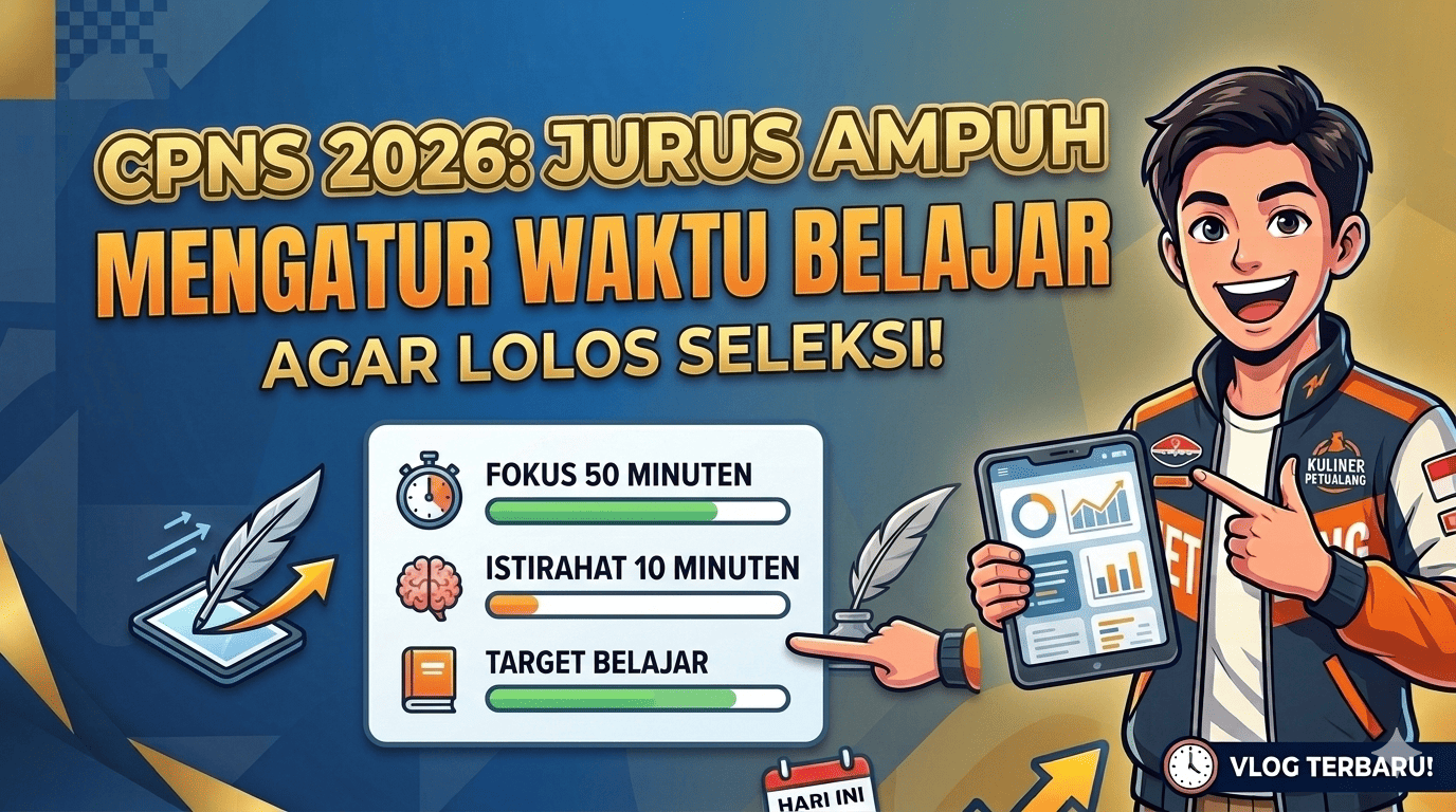 CPNS 2026: Jurus Ampuh Mengatur Waktu Belajar Agar Lolos Seleksi!
