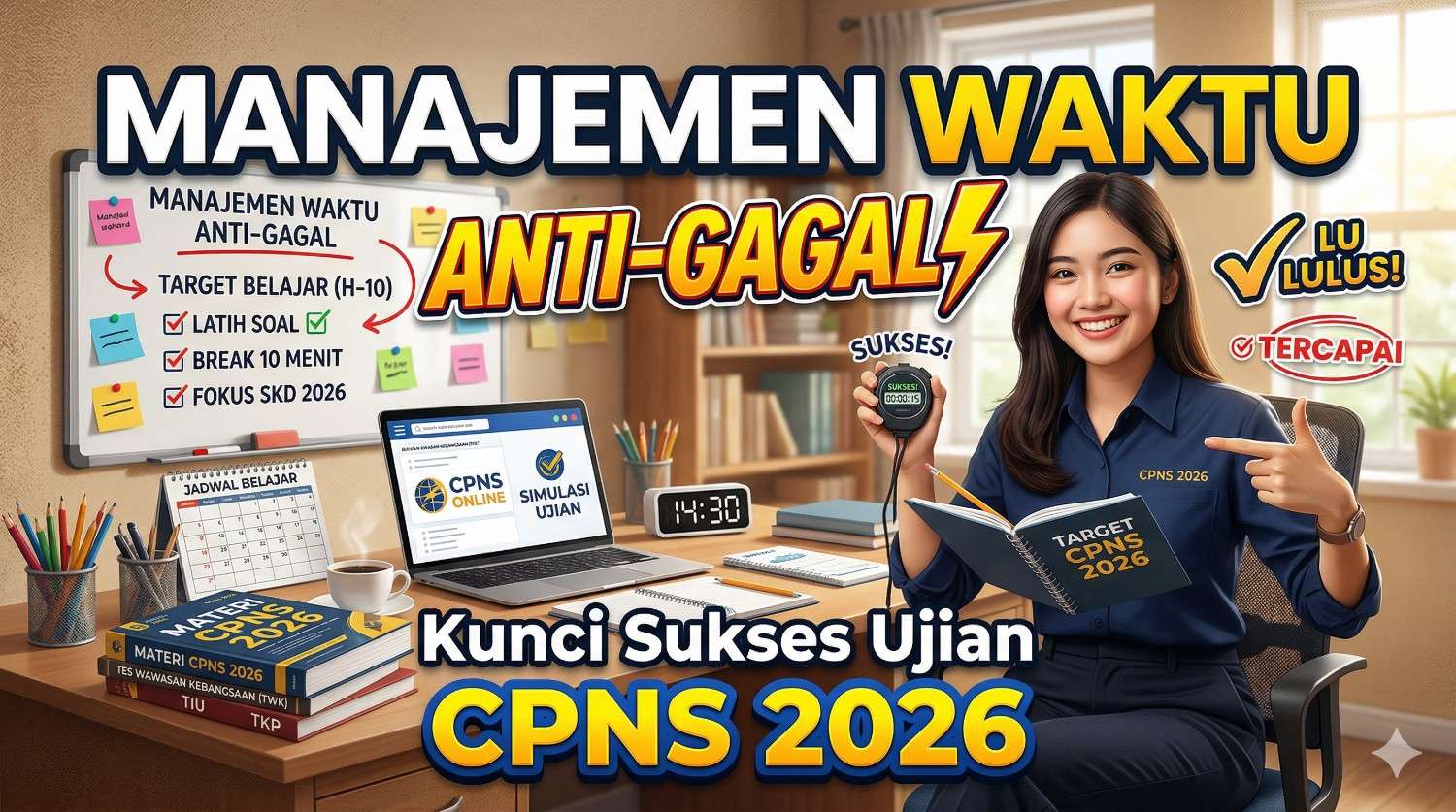 Manajemen Waktu Anti-Gagal: Kunci Sukses Ujian CPNS 2026